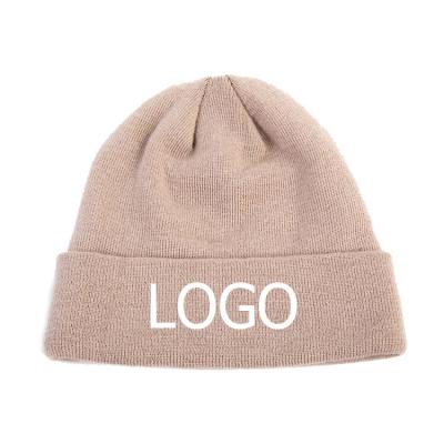 China OEM Chunky Brimmed Lana Alpaca Winter Merino 100% Angora Wool High Quality Custom Cashmere Jacquard Hat COMMON Logo Beanie For Adult for sale