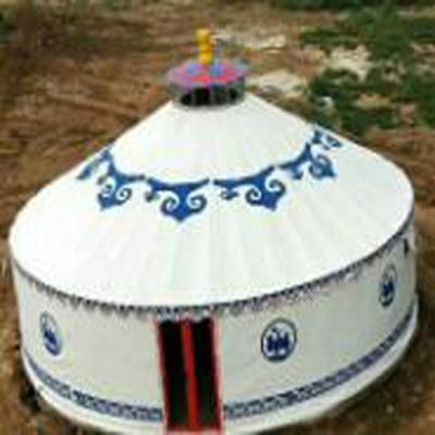 China Wind-resistant Large Space Double Insulated Mongolian Yurt Tent for sale