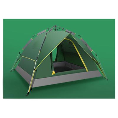 China Diagonal Bracing Type Double Layer Camping Tents Nature Waterproof Outdoor Automatic Rising Pop for sale