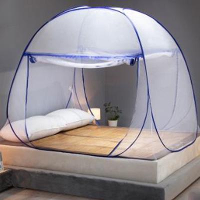 China Fully Enclosed Zipper Pop Up Bed Mosquito Net Tent for sale