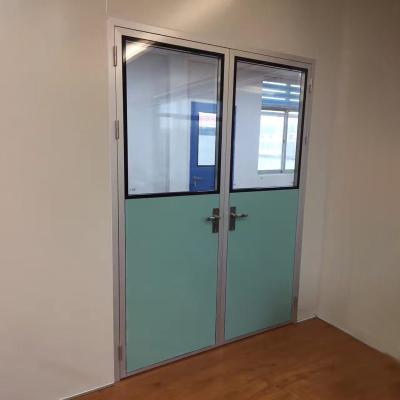 China Puerta farmacéutica del marco del estándar de aluminio HPL del CE, puerta del hospital HPL en venta