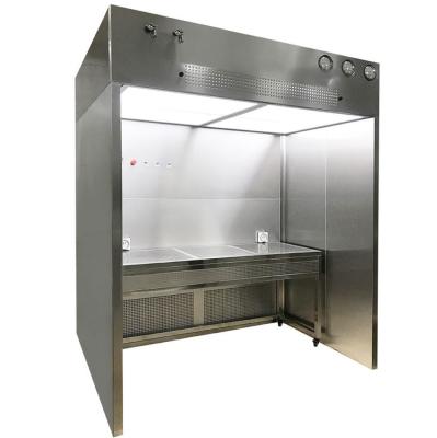 China Laminar Flow Cleanroom Booth Negative Pressure Paint for sale