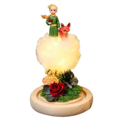 China Longlife Gift Box Rose Flower Glass Cover for Girlfriend's Birthday Tanabata Valentine's Day Gift Dried Flower bouquet for sale