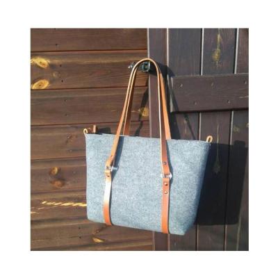 China Polyester Mass Customization Fabric Vegan Balance Biodegradable Felt Leather Handbag Tote Bag For Philippine Market for sale