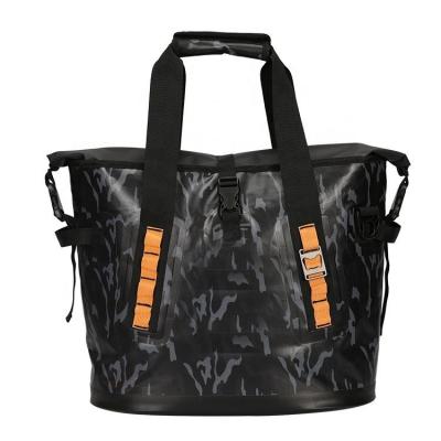 China Custom HF/RF Waterproof Collapsible Tote Travel Waterproof Dry Duffel Bag For Brazil Market for sale