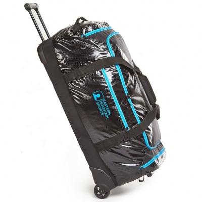 China Oxford Tarpaulin Waterproof Snow Trolley Ski Wheeled Bag With Large Volume For Skiing Equipments for sale