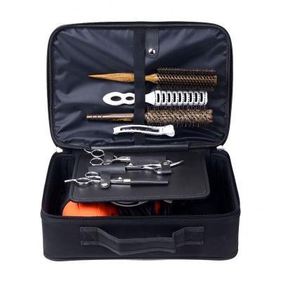 China Makeup Stylist Designer Tool Case Pouch Bag with Hair Dryer Compartment for Hairdresser MKS203 for sale