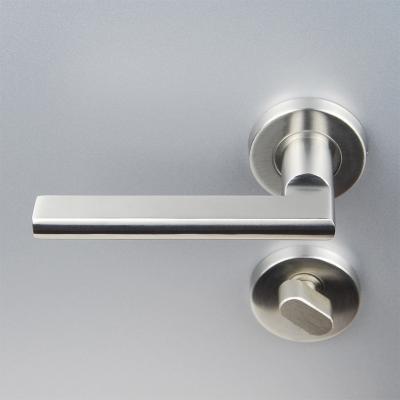 China Modern Your Logo OEM/ODM Solid Modern Satin Stainless Steel Door Handles for sale