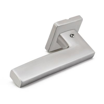 China Modern SUS 304 Stainless Steel Solid Door Handle Tube Heavy Duty Door Handle for sale