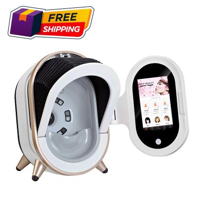 China Free Shipping Hot Selling 3d Mirror Acne Skin Magic Analysis Machine Facial Skin Analyzer With Touch Screen for sale