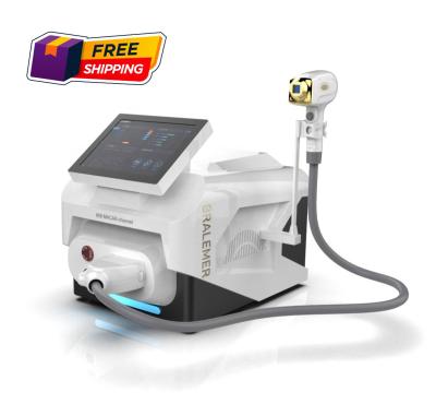 China Anti-puff free shipping 755+808+1064/3 wave 755 808 1064nm diode laser beauty salon equipment for hair removal for sale