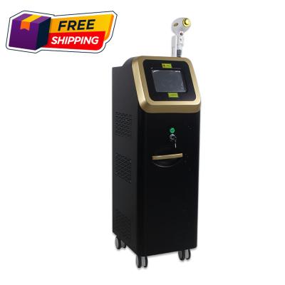 China Free Shipping High Power 808nm /808 Diode Laser Acne Treatment Portable Hair Removal Beauty Salon Machine for sale