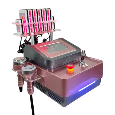 China Hot Wholesale Weight Loss 40khz 6 in 1 Ultrasonic Lipolaser RF 40k Bipolar Cavitation Massager Machine for sale