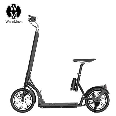 China 2021 Exclusive New Design 350w Power 12 Inch Electric Bike Scooter With Removable Seat for sale