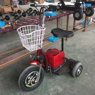 China 500w 48v20a battery 3 wheeled electric tricycle scooter 16 INCH for sale