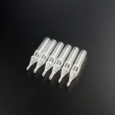 China High Quality Plastic Disposable Permanent Angled Round Tattoo Tip for sale