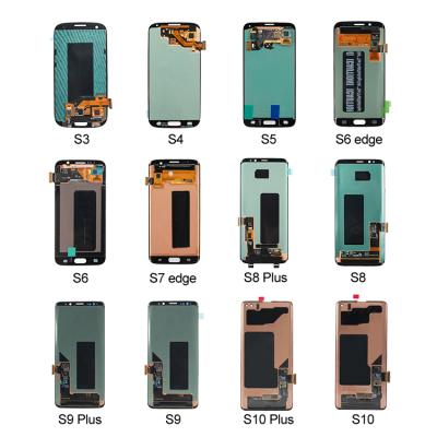 China S7 Edge LCD For Samsung For Galaxy S3 S4 S5 S6 Edge S7 S8 S9 S6 Plus Ultra S20 LCD Display Screen Touch Digitizer Replacement For S2 S3 S4 S5 S6 S7 S8 S9 S10 S20 for sale