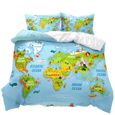 China Nautical Bedding Set Nondisposable Bedding Set Navy Blue Boys Adults Bedding Home Textiles & Whites 3 Pieces for sale