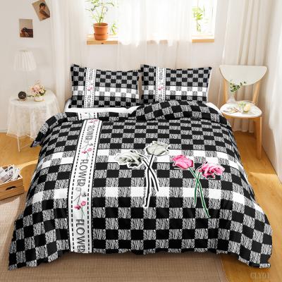 China Viable Luxury Romantic 3d Polyesterred Valentine's Day Holiday Bedding Duvet Cover Gift for sale