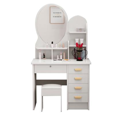 China (Other) NRE Family Small Adjustable Simple Makeup Table Storage Cabinet Built-in Dresser/Dressing Table Bedroom Furniture Home Furniture for sale