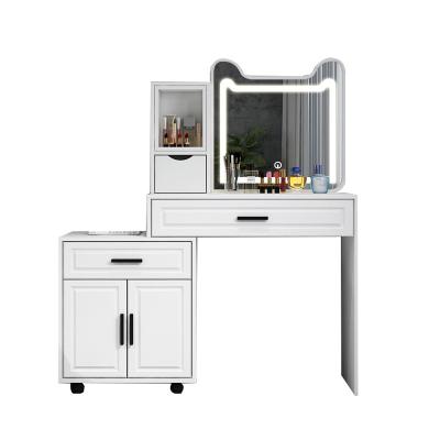 China New Design Space Saving Dressing Table (Other) Adjustable With Mirrored Vanity Dressers for sale