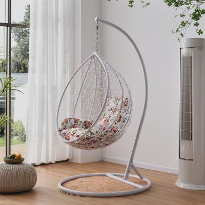 China Contemporary High Quality Modern Outdoor Hanging Hammock Stand Set Furniture With Cushion Egg Swing Hanging Chair for sale