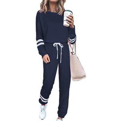 China Hot Wholesale Viable Outfit Fashion Casual Women Clothing Two Piece Tracksuit Sets for sale