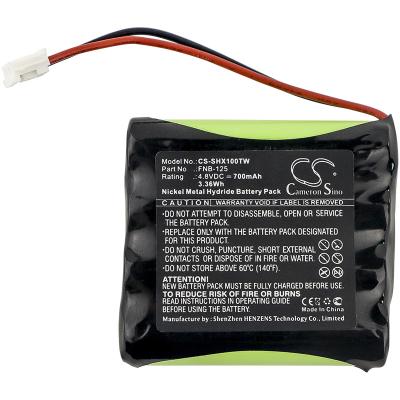 China Consumer Electronics Battery for Standard Horizon HX100, FNB-125 700mAh for sale