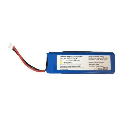 China Consumer Electronics Battery For JB L Charge 3 Charge 2 Plus 2+ Charge 2 2015 Versions GSP1029102R P763098 3.7V/mA for sale