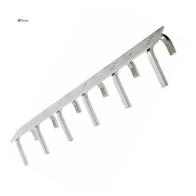 China Manufacturer Wholesale High Quality Wall Hanger Coat Hook Wall Mount Stainless Steel Viable Hook Hanger for sale