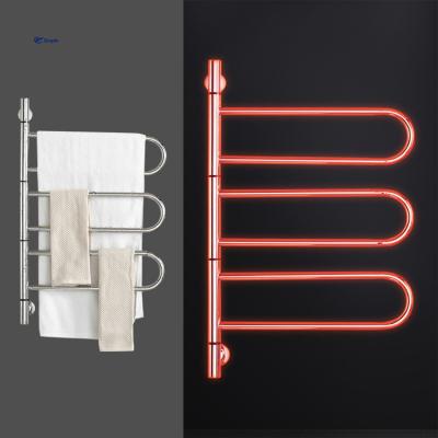 China Heater Design Electric Towel Heater 6 Can Rotate Bathroom Towel Heater Towel Dryer for sale