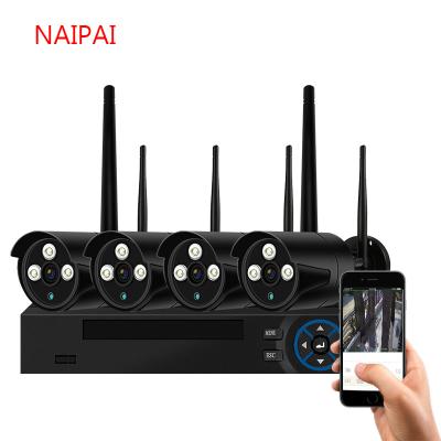 China NIGHT VISION NAIPAI 4CH 1080N DVR 1080N NIGHT VISION CCTV System 1080P 2.0MP Security Cameras IR Video IP66 Surveillance Kit Outdoor Motion Detection for sale