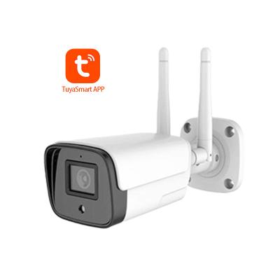 China Built-in Security Camera2MP WiFi Camera Night VisionNight Vision Motion Detection Siren Tuya Surveillance for sale