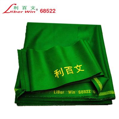 China Wool+Nylon Liberwin 68522 Billiard Cloth Pool Cloth Australian 100% Imported Wool And Nylon for sale