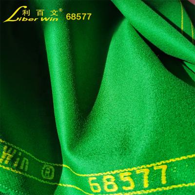 China Wool+Nylon Manufacture Supply Liberwin 68577 Professional Billiard Cloth Width 196cm High Grade Felt For Player Use for sale