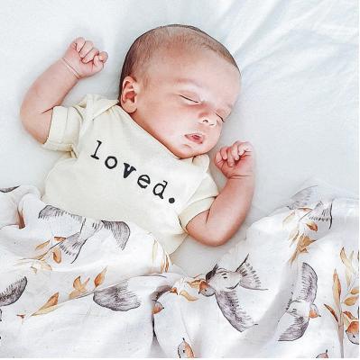 China Wholesale Short Sleeve Baby Clothes Cotton Short Letter Romper Newborn Toddler Baby Clothes For 3-18m for sale