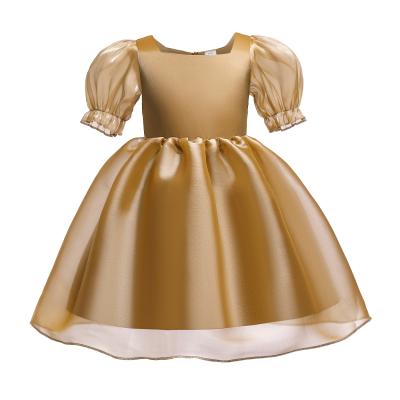 China New Arrival Breathable Wholesale Kids Clothing Breath Sleeve Kids Party Wedding Babies Dress 1-10yrs for sale