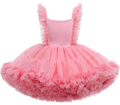 China New arrival summer breathable children wear 1 year old baby dresses girl party birthday show tutu for sale