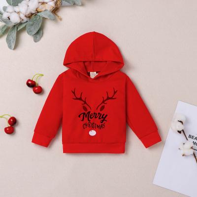 China Viable Christmas Girl Hoodie Print Letter Merry Christmas Girls Hoodies Kids Hoodie Girls for sale