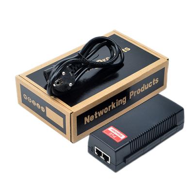 China LACP 60W PoE Injector PJ801G60W IEEE802.3at-4pairs for sale