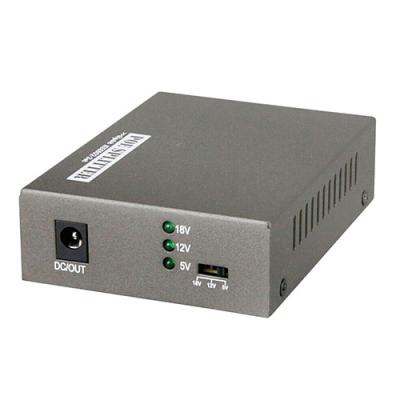 China LACP Adjustable Gigabit POE Splitter with IEEE802.3at/af standard PSG-at51218, Output: 5V/3.5A; 12V/2A; 18V/1A for sale