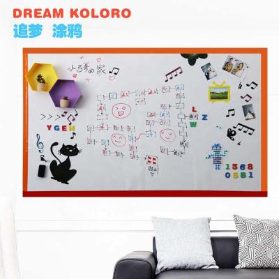 China Flexible Soft Iron Whiteboard Sticker Paper Self Adhesive Dry Erase Magnetic Whiteboard for School and Home for sale