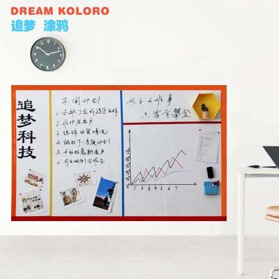 China Customized Soft Magnetic Whiteboard 0.52mm Non Adhesive Soft Magnetic Dry Erase Whiteboard Self Adhesive for Home Decoration for sale