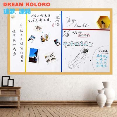 China Factory Customized Soft Magnetic Soft Whiteboard Whiteboard Soft Magnetic Self Adhesive Writing Marker Board for Office Meeting for sale