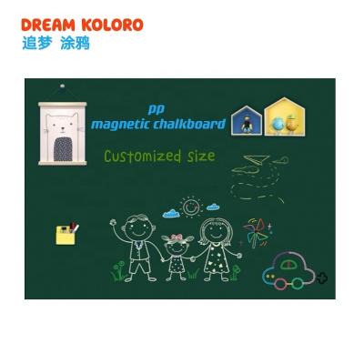 China 1.Self-adhesive blackboard 2.soft 3.chalk writing 4.Magnetic the colorful house of Pizarra decorative green magnetic blackboard 120x90 for sale