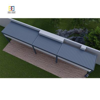 China Easily Assembled Ip67 Motorized 6063-T5 Aluminum Alloy Extrusion Loucered Pergola for sale