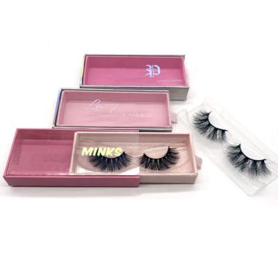 China Holographic Rose Private Label Empty Window Packaging Sliding Drawer Eyelash Box for sale