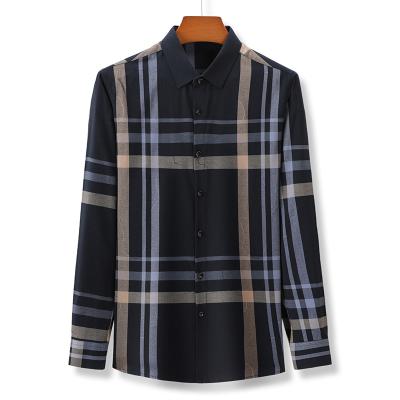 China This is Dong Niu's 2021 comfortable autumn new men's plaid shirt youth shirt long-sleeved cardigan C2150 for sale