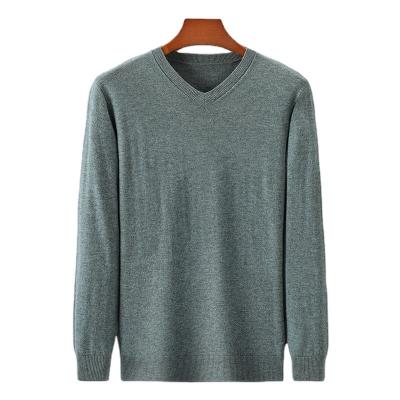 China 2021 Dong Niu new autumn winter wool sweater pure soft feel v-neck long sleeve sweater 33102 for sale