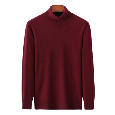 China 2021 Autumn/Winter Color Dong Niu Men's Daily Fifties Sweater Soft Touch Turtle Neck Pure Pure Wool Sweater 33105 for sale